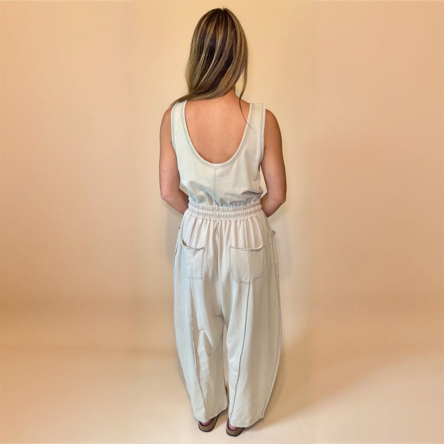 Weekend Wonder Barrel Leg Jumpsuit
