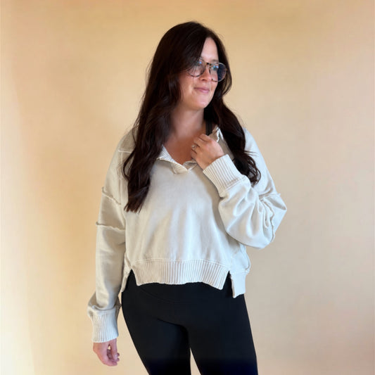 Ivory Skies Pullover
