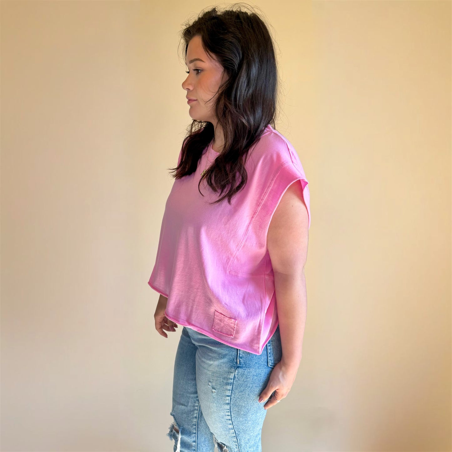 Pretty In Pink Jersey Tee