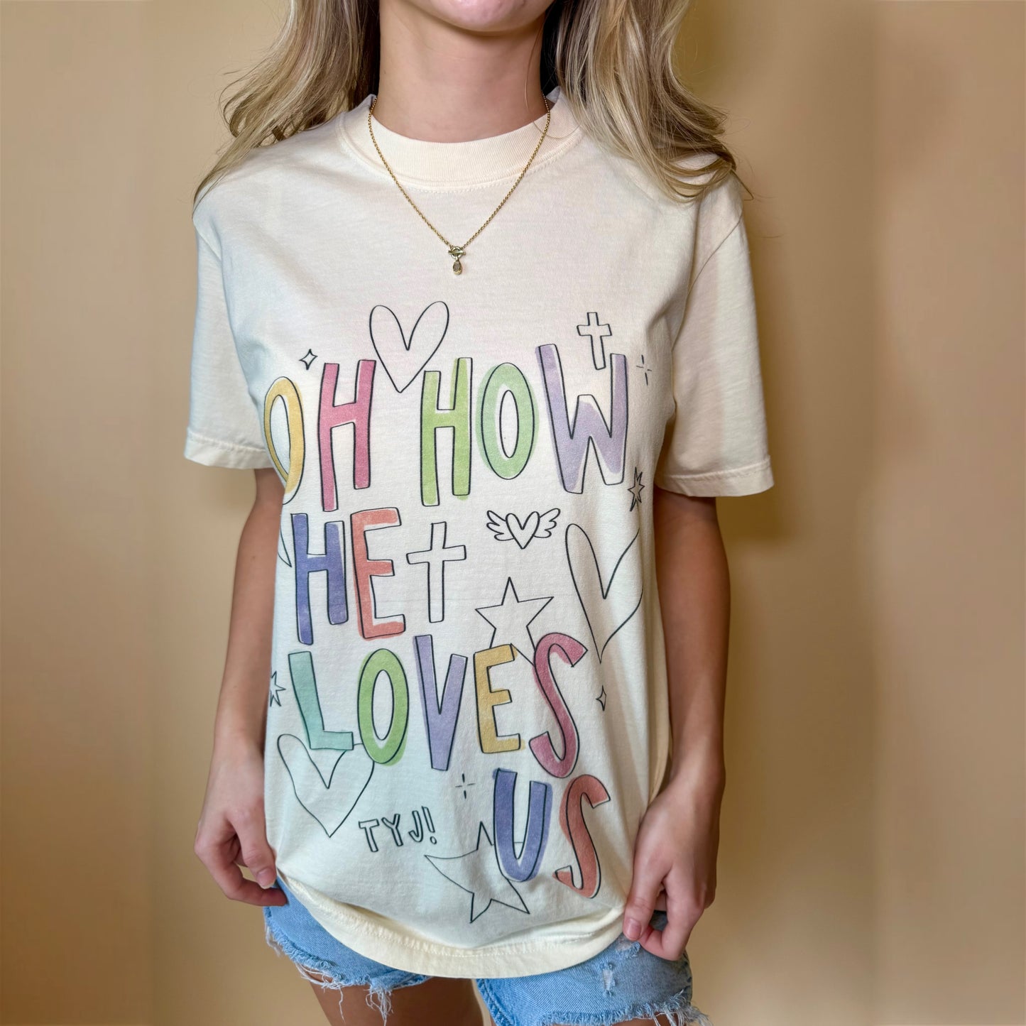 The Oh How He Loves Us Graphic Tee