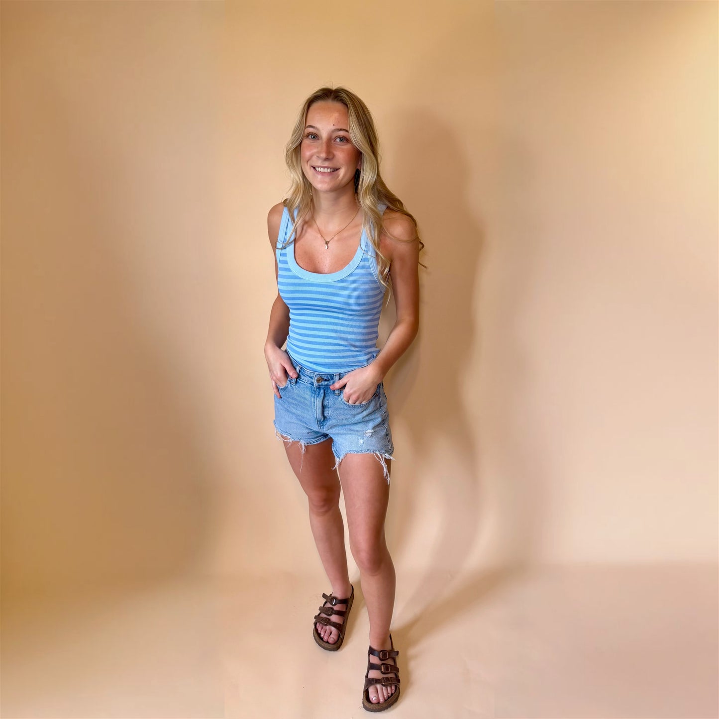 Serene Blue Reversible Tank