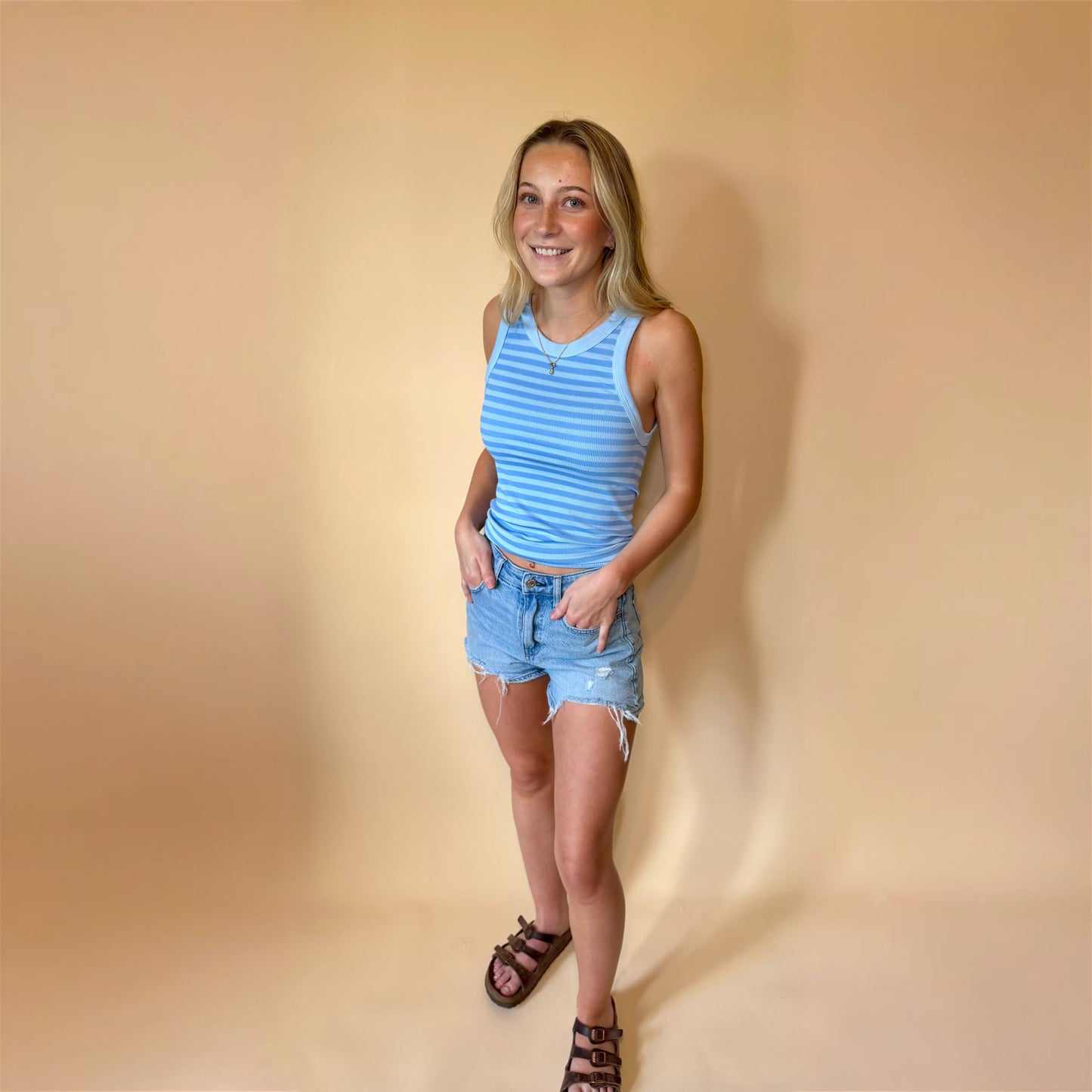 Serene Blue Reversible Tank