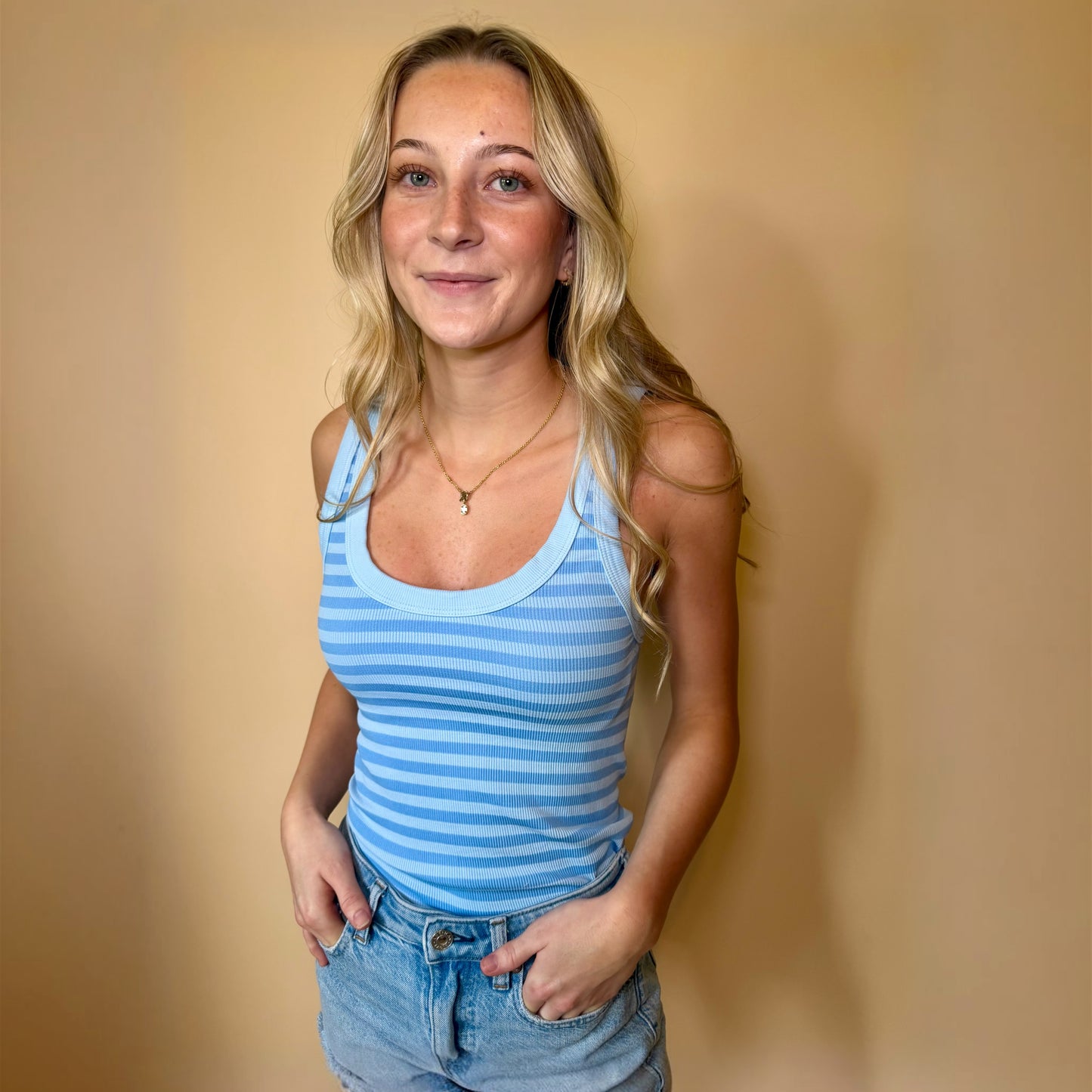 Serene Blue Reversible Tank